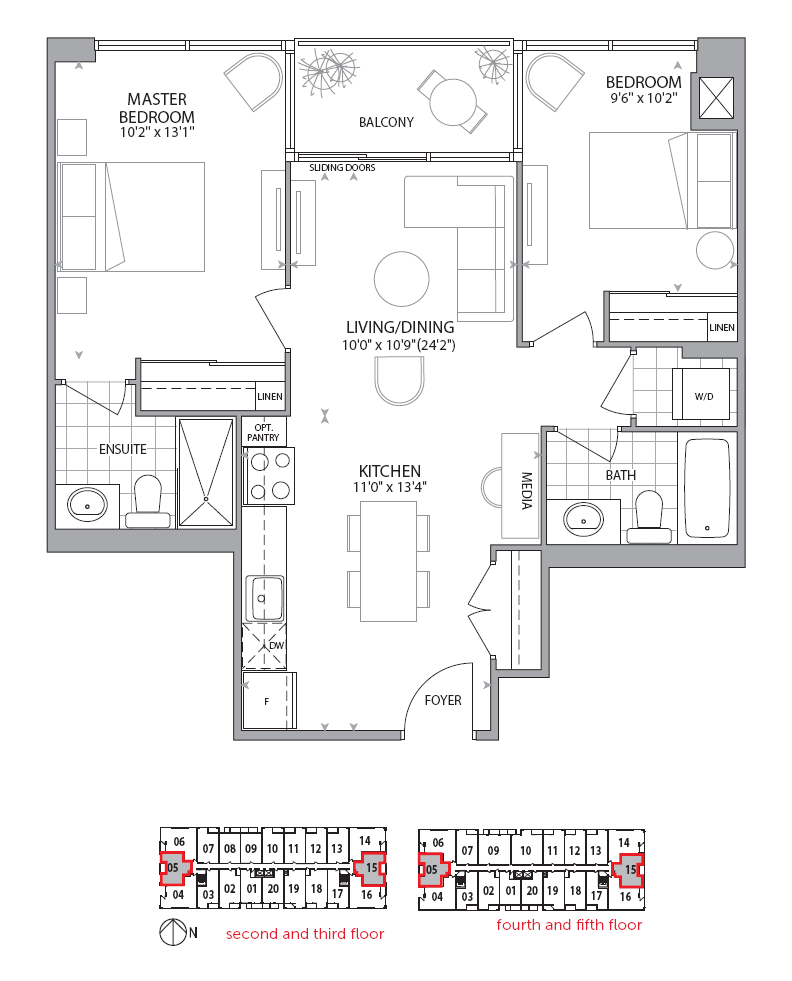 2b- two bedroom 